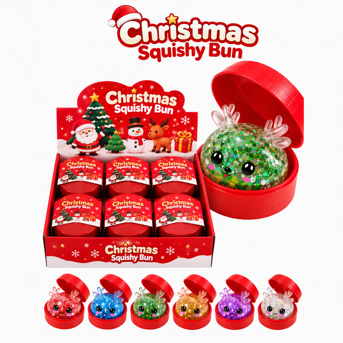 ‼️PRE-ORDER - Christmas Sugar Dumpling Squishy