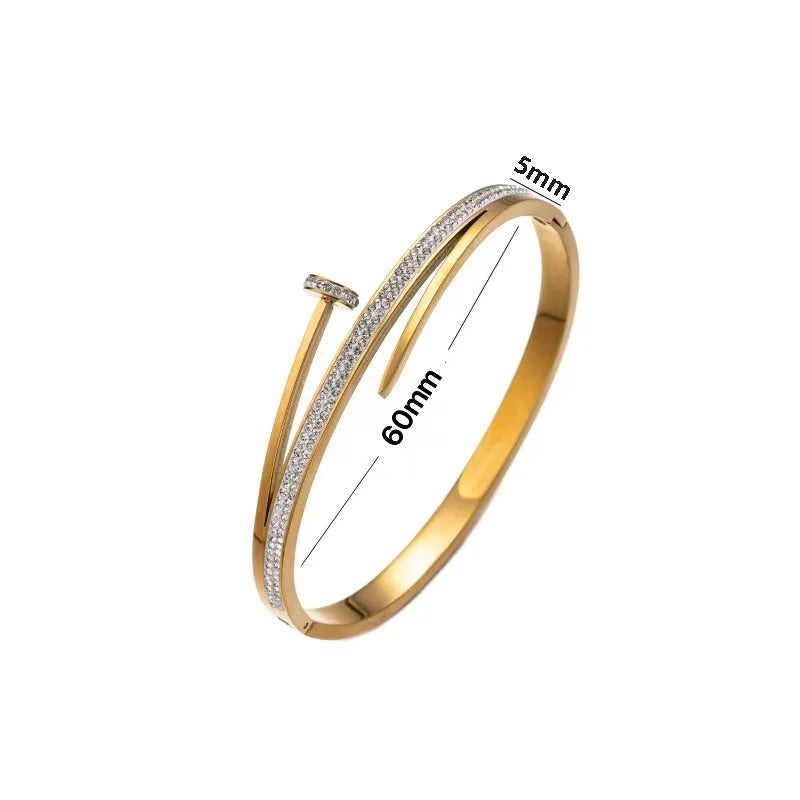 Hammered Halo Cuff