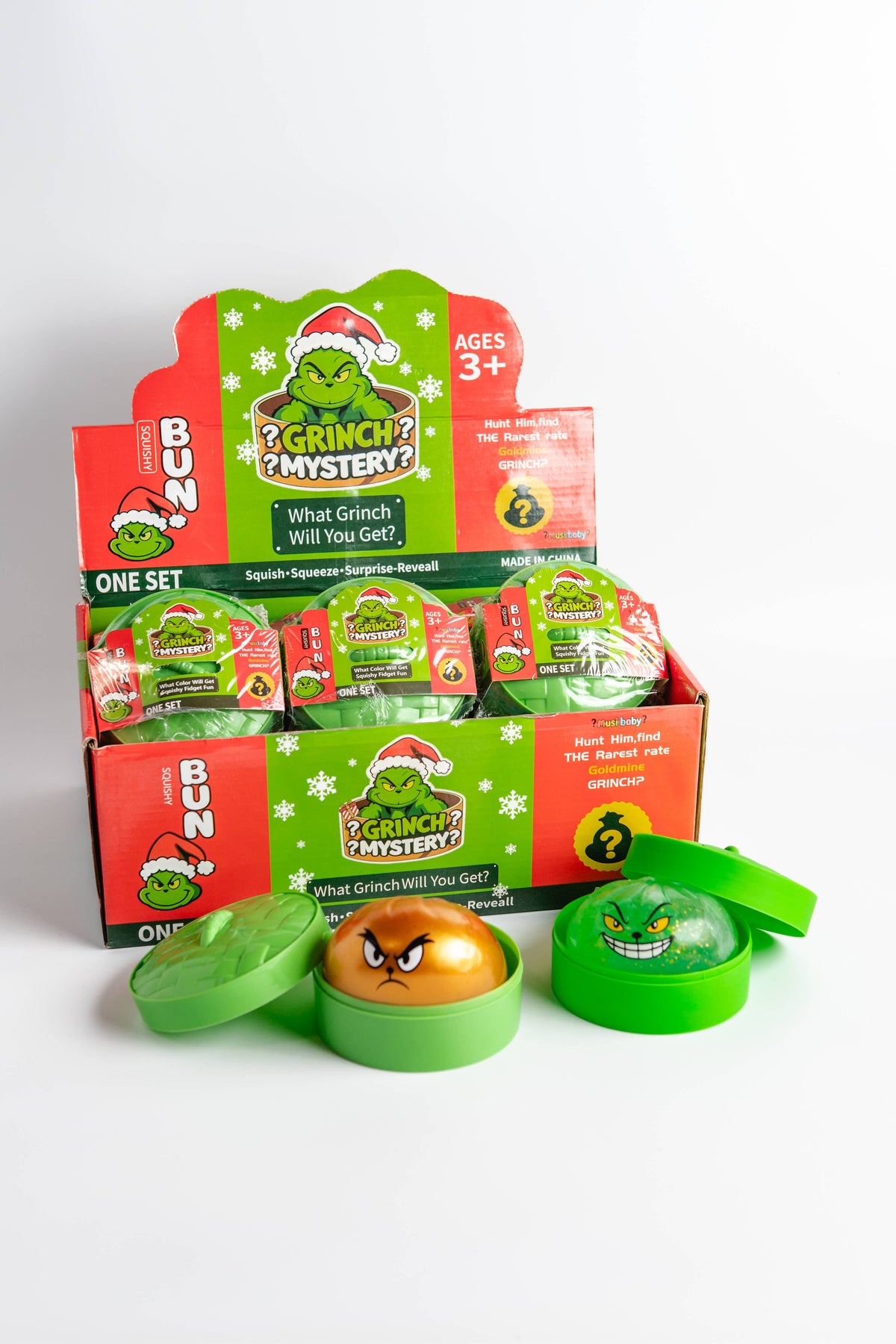 ‼️PRE-ORDER! - Grinch Mystery Dumpling Squishies